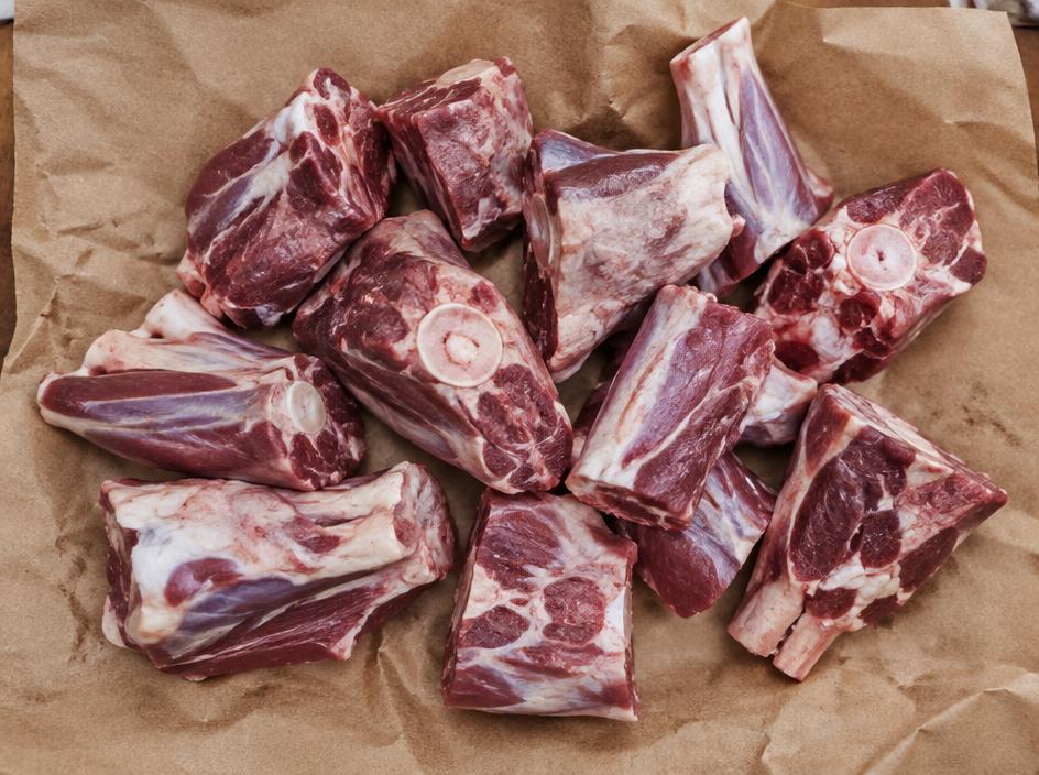 Beef Paya, raw cut (sample photo)